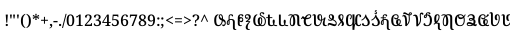 Specimen for Noto Serif Vithkuqi Medium (Latin script).