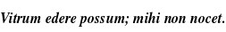 Specimen for OmegaSerif8859-2 BoldItalic (Latin script).