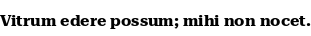 Specimen for Roboto Serif 20pt Bold (Latin script).