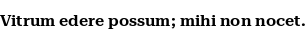 Specimen for Roboto Serif 20pt SemiBold (Latin script).