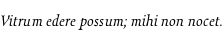 Specimen for Walleye Italic (Latin script).