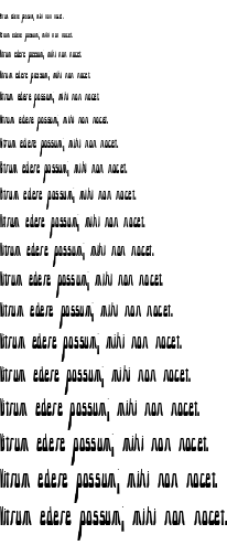 Specimen for 10.15 Saturday Night BRK Regular (Latin script).