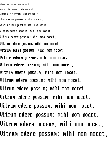 Specimen for Ac437 IGS VGA 9x16 Regular (Latin script).