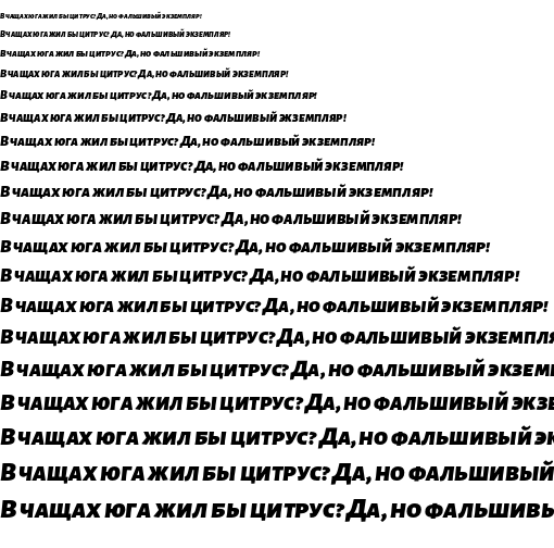 Specimen for Alegreya Sans SC Black Italic (Cyrillic script).