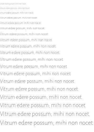 Specimen for Alegreya Sans Thin (Latin script).