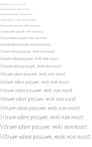 Specimen for Alegreya Sans Thin Italic (Latin script).