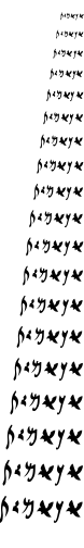 Specimen for Aramaic Imperial Yeb Imperial-Yeb (Imperial_Aramaic script).