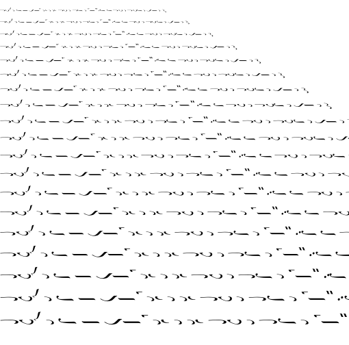 Specimen for Asea Regular (Musical_Symbols script).