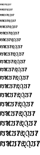 Specimen for Autonym Regular (Saurashtra script).