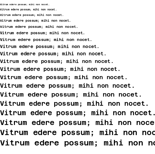 Specimen for Azeret Mono SemiBold (Latin script).