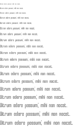 Specimen for Bend 2 Squares OL1 BRK Normal (Latin script).