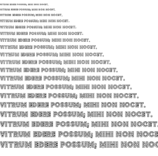Specimen for Budmo Jiggler Bold (Latin script).