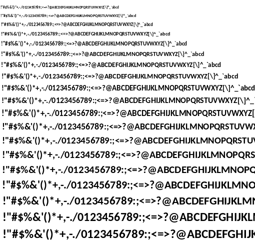 Specimen for Carlito Bold (Coptic script).