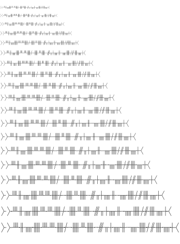 Specimen for Caslon Roman (Ogham script).