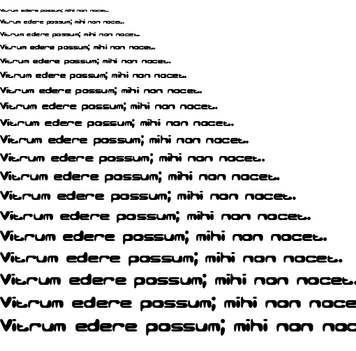 Specimen for Conduit 2 BRK Regular (Latin script).