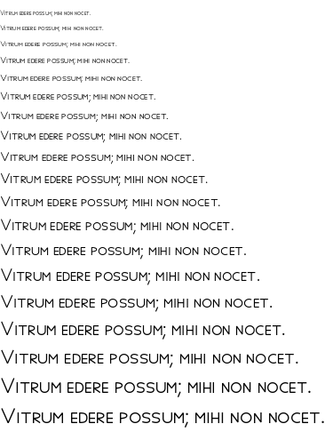 Specimen for Cretan Hieroglyphs Regular (Latin script).