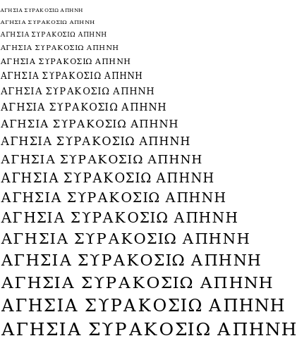 Specimen for DejaVu Math TeX Gyre Regular (Greek script).