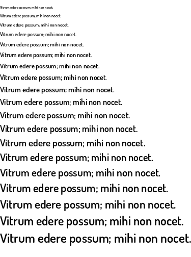 Specimen for Dosis SemiBold (Latin script).