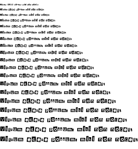 Specimen for Earwig Factory Regular (Latin script).