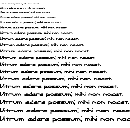 Specimen for Ecliptic BRK Regular (Latin script).
