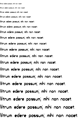 Specimen for Elsewhere 2 BRK Regular (Latin script).