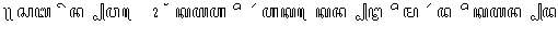 Specimen for GNU Unifont Sans-Serif (Javanese script).