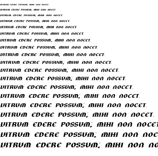 Specimen for Gesture Slant BRK Normal (Latin script).