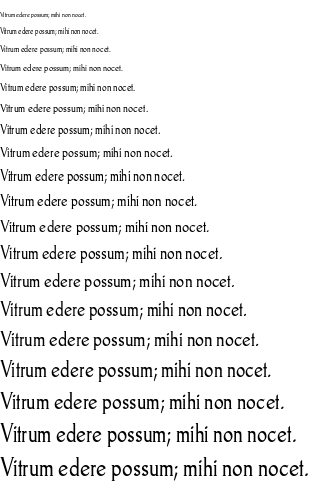 Specimen for Goodfish Regular (Latin script).