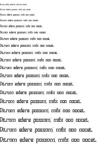 Specimen for Goose Bumps BRK Normal (Latin script).