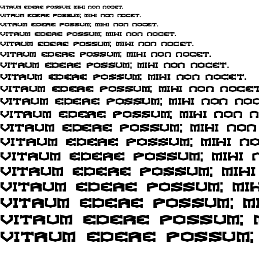 Specimen for Gyrose BRK Normal (Latin script).