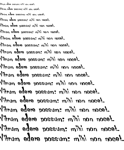Specimen for HanWangCC02 Regular (Latin script).
