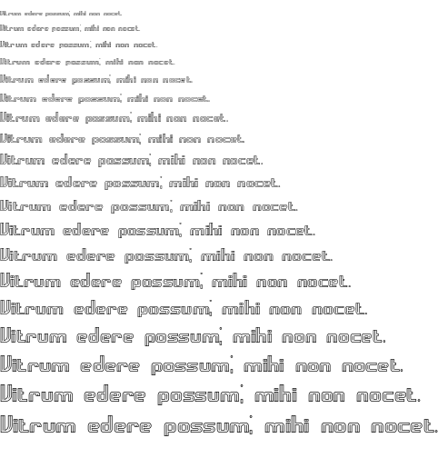 Specimen for Intersect C BRK Normal (Latin script).