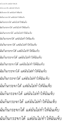 Specimen for JS Junkaew Italic (Thai script).