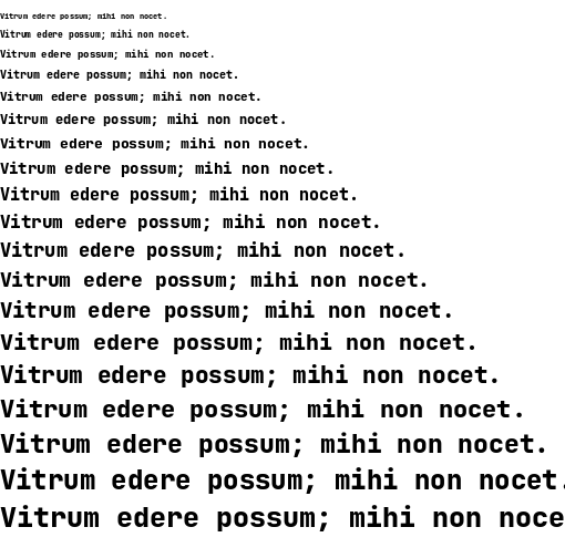 Specimen for JetBrains Mono NL ExtraBold (Latin script).