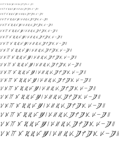 Specimen for Kurinto Book Bold Italic (Hanunoo script).