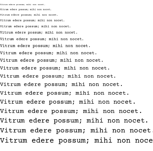 Specimen for Kurinto CNew Core Regular (Latin script).