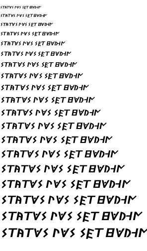Specimen for Kurinto Cali Aux Bold Italic (Old_Italic script).