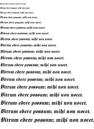 Specimen for Kurinto Olde Core Wide Italic (Latin script).