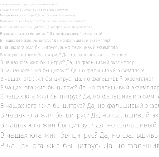Specimen for Kurinto Plot Core Regular (Cyrillic script).