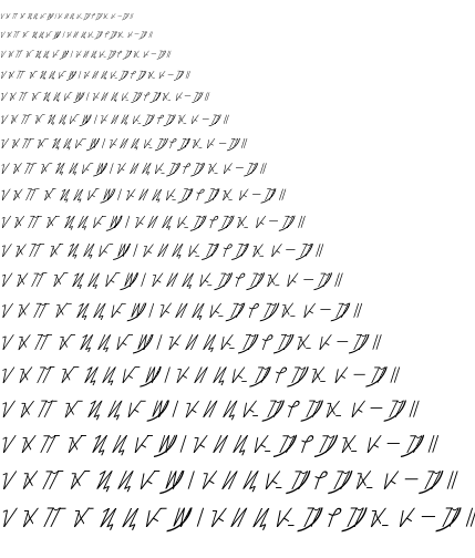 Specimen for Kurinto Text Bold Italic (Hanunoo script).