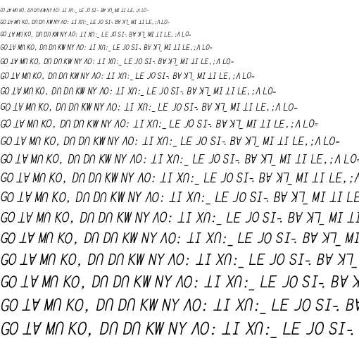 Specimen for Kurinto Text Italic (Lisu script).