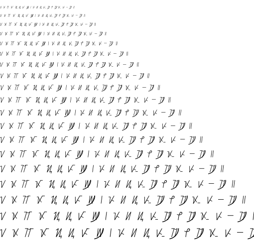Specimen for Kurinto Type Bold (Hanunoo script).