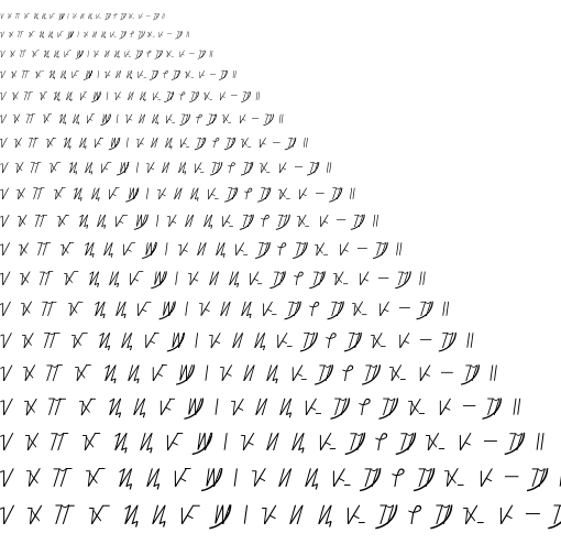 Specimen for Kurinto Type SemiWide (Hanunoo script).