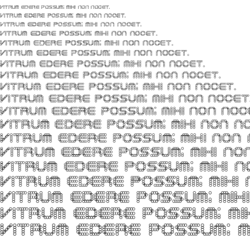 Specimen for LYNX BRK Normal (Latin script).