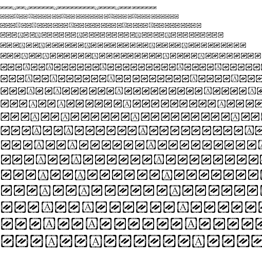 Specimen for Last Resort High-Efficiency Regular (Buginese script).