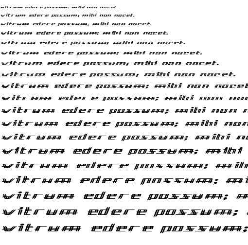 Specimen for Lewinsky Regular (Latin script).