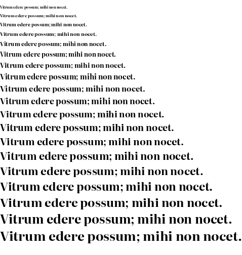 Specimen for Literata 72pt Bold (Latin script).