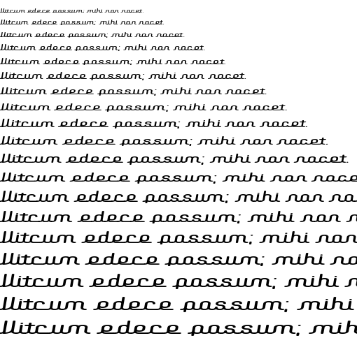 Specimen for Lowdown BRK Normal (Latin script).