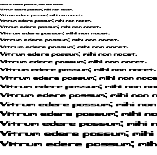 Specimen for Macropsia BRK Regular (Latin script).