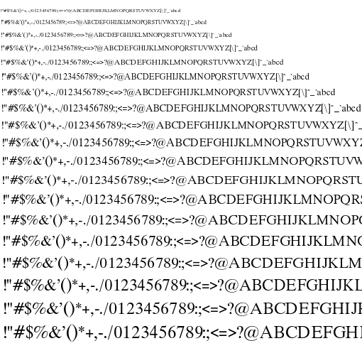 Specimen for MgOpen Canonica Regular (Coptic script).